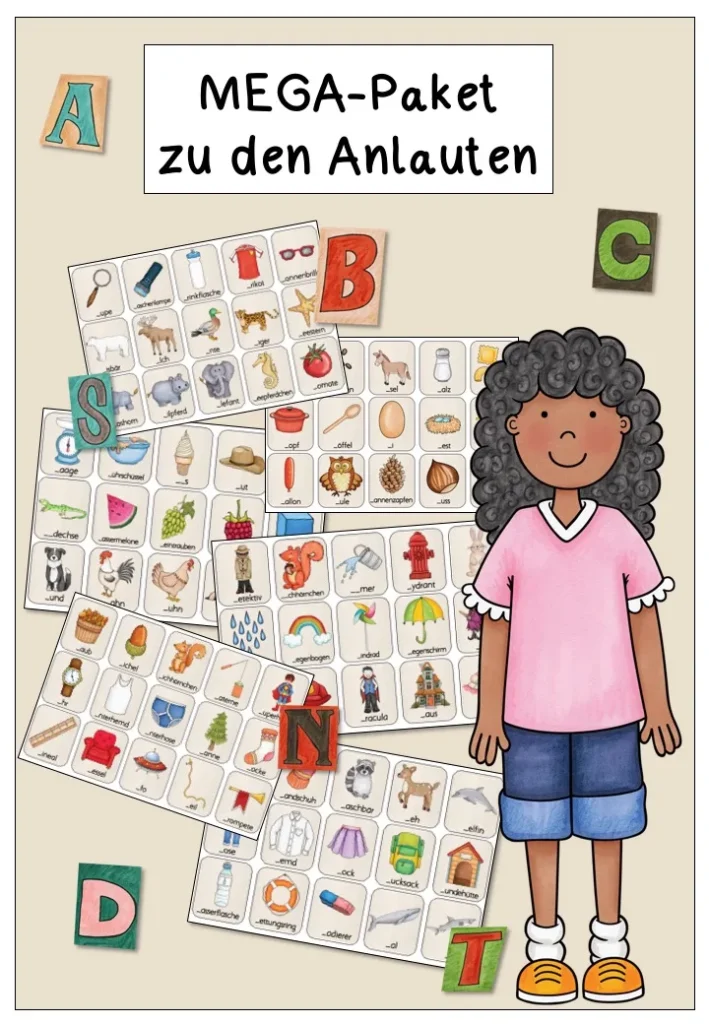 Materialpaket Anlaute Deutsch Klasse 1 - Cover für Klasse 1