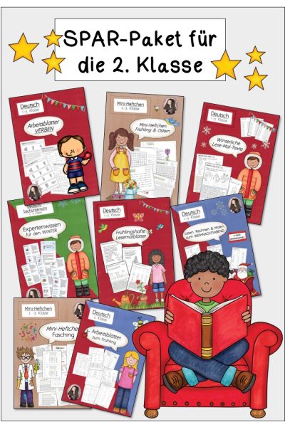 Spar-Paket 2. Klasse: Deutsch & Mathematik Übungen zum Wiederholen, Fördern & Festigen (bis 2020) (283545)