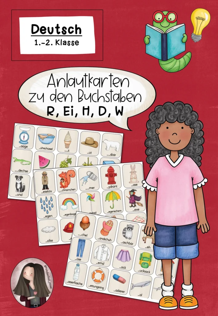 Karten Anlaute Deutsch Klasse 1-2 - Cover für Klasse 1-2