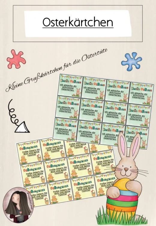 FREEBIE: Feriengruß zu Ostern