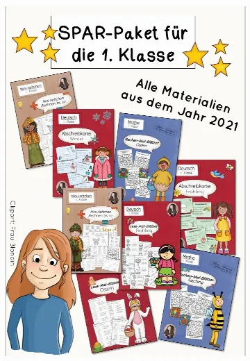 Cover: SPAR-Paket für die 1. Klasse (2021) – digitales Unterrichtsmaterial für die Grundschule