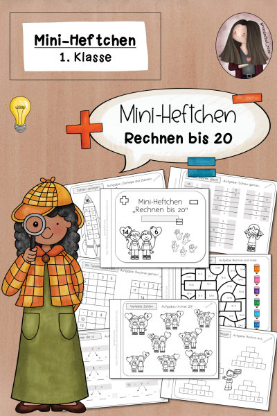 Mini-Heftchen zur Addition & Subtraktion im Zahlenraum 20 (315800)