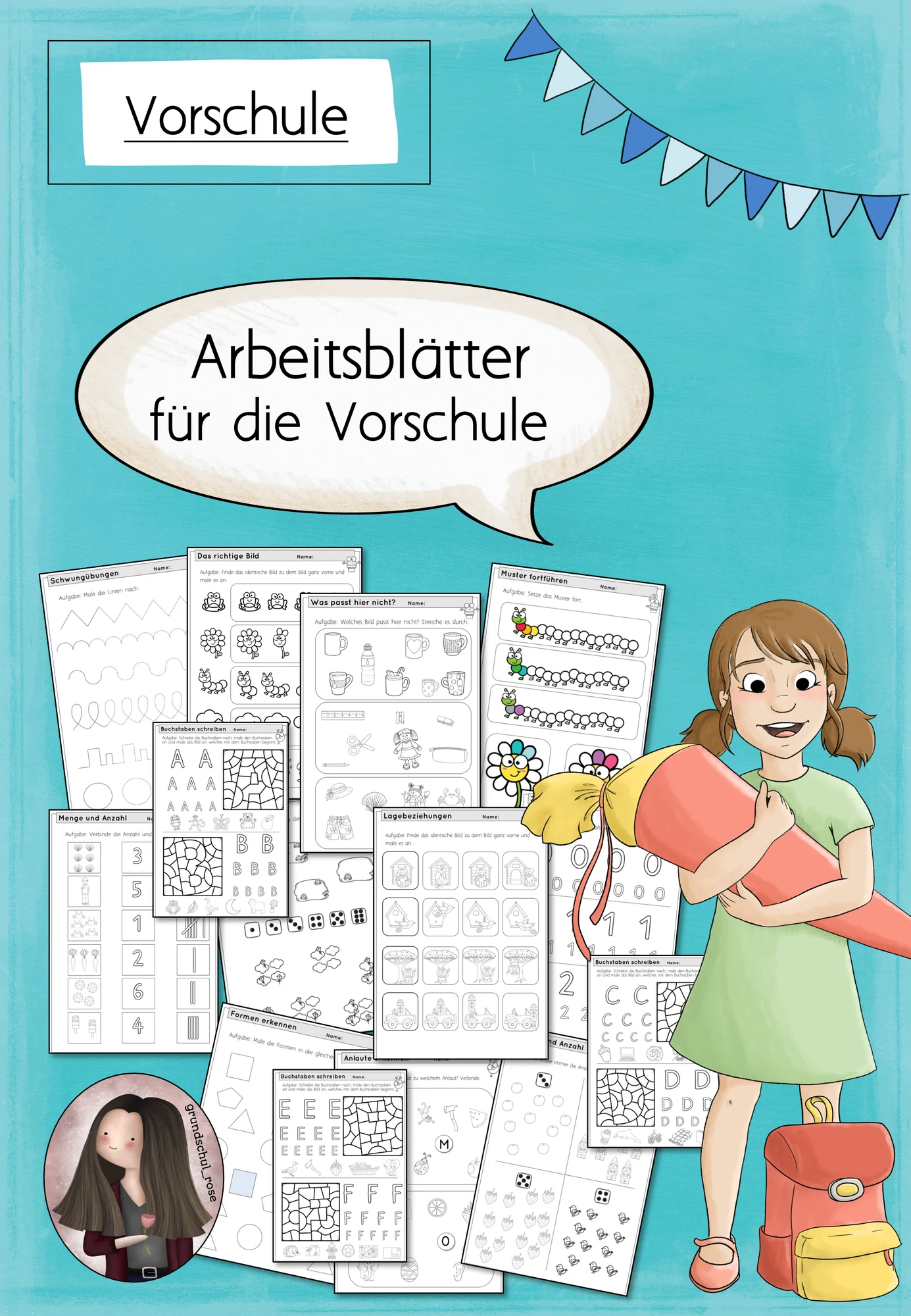 Vorschulheft Übungen | Kita & Schulvorbereitung