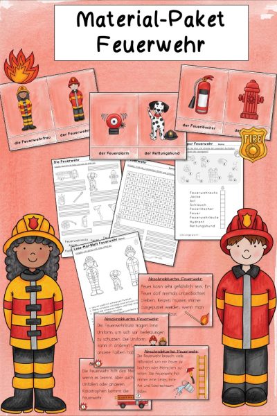 Material-Paket zur Feuerwehr (328099)