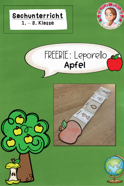 FREEBIE: Leporello zum Apfel (1.-2. Klasse) (331663)