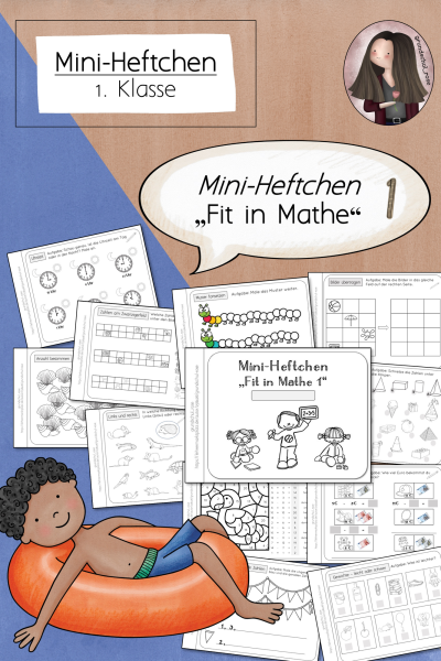 Mathe Wiederholung Klasse 1 – Fit für die 2. Klasse (338833)