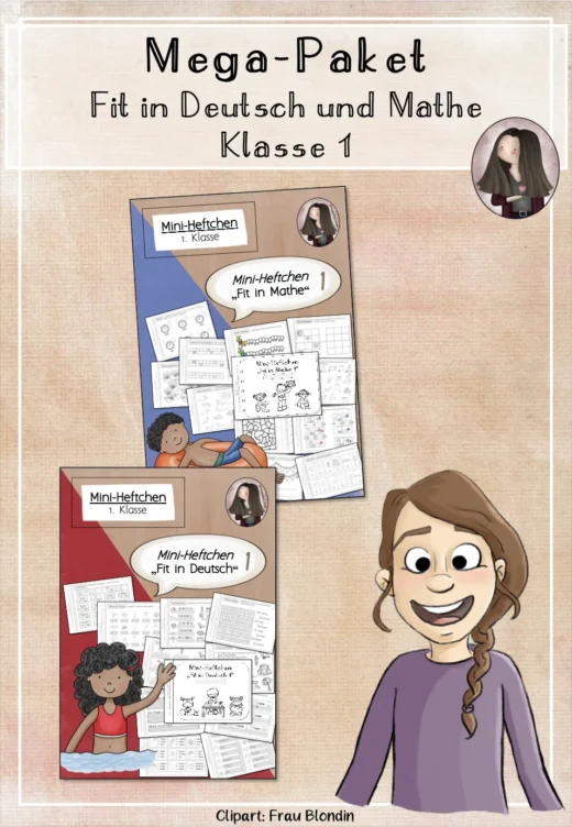 MEGA-Paket "Fit in Deutsch und Mathe" (1. Klasse)