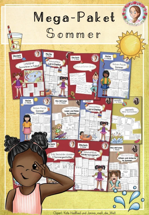 MEGA-Paket Sommer Deutsch Mathematik