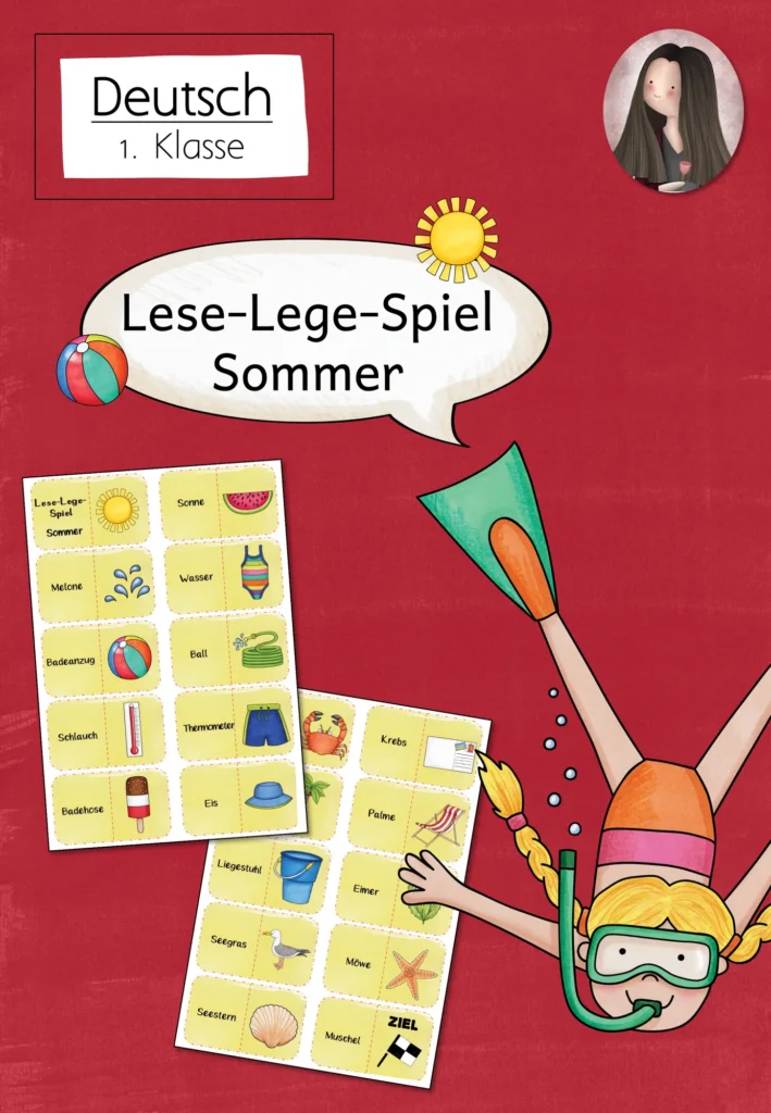 Lernspiel Sommer Deutsch Klasse 1 - Cover für Klasse 1