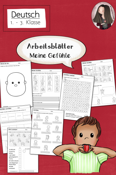 Arbeitsblätter zum Thema Gefühle (1.-3. Klasse) (386736)