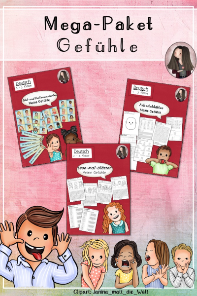 MEGA-Paket Gefühle (Klasse 1 bis 3) (386897)