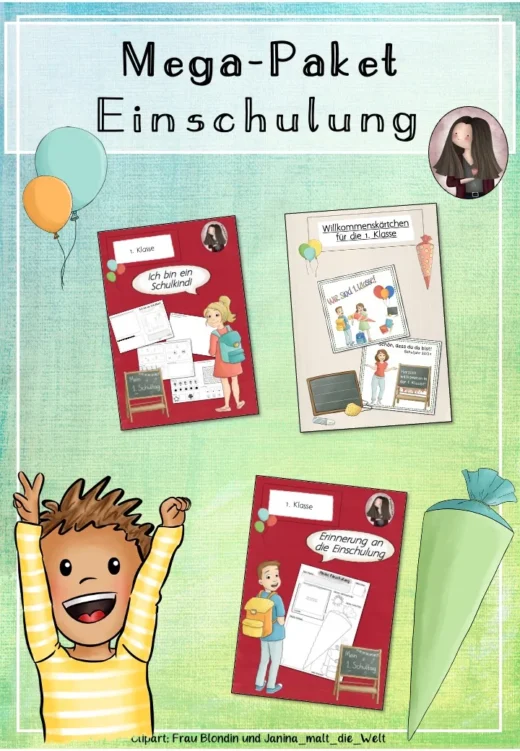 FREEBIE: MEGA-Paket zur Einschulung