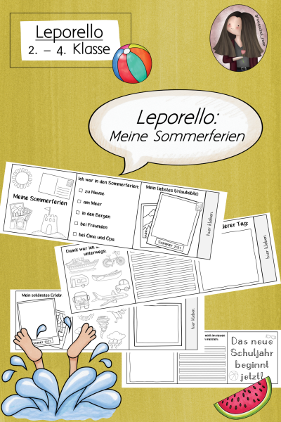 FREEBIE: Leporello „Meine Sommerferien“ (2.-4. Klasse) (391976)