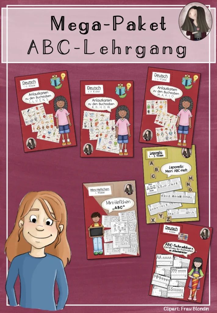 Materialpaket Buchstabeneinführung Deutsch Klasse 1 - Cover für Klasse 1