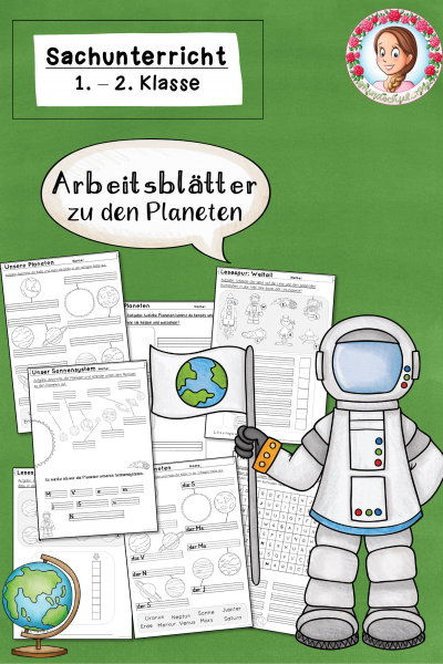 Arbeitsblätter Planeten (Klasse 1 bis 2) (415780)