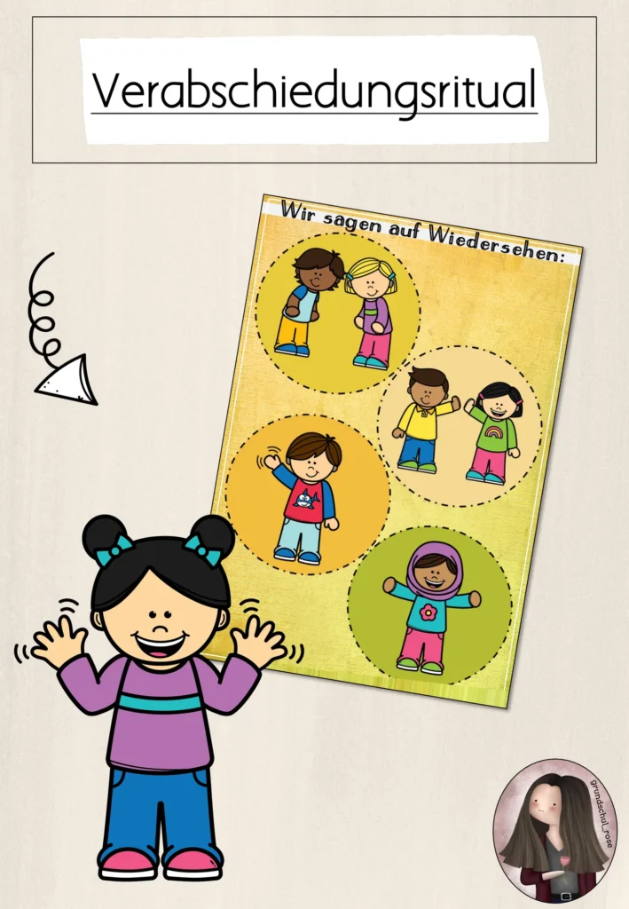 Merkplakat Plakat Verabschiedung Klasse 1-3 - Cover für Klasse 1-3