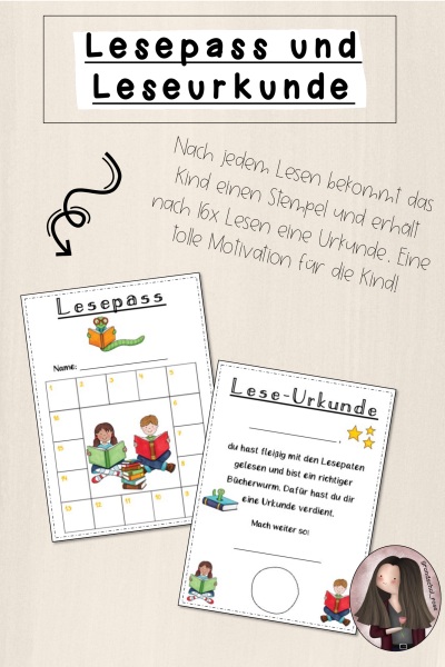 FREEBIE: Lesepass und Leseurkunde (472324)