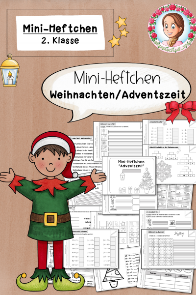 Mini-Heftchen für die Adventszeit (2. Klasse) (477048)
