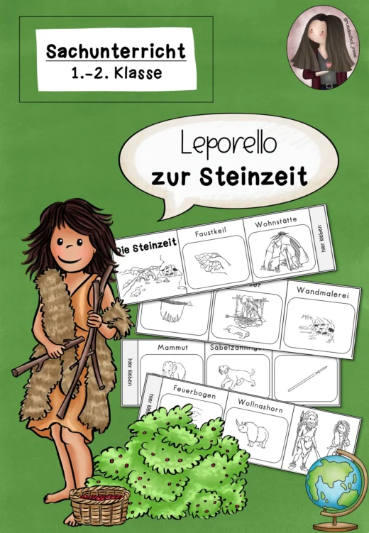 Leporello Steinzeit (Klasse 1 bis 2) Sachunterricht