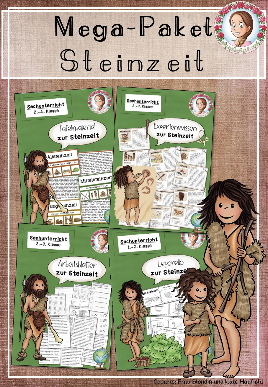 Steinzeit Grundschule | Mega-Paket Sachunterricht