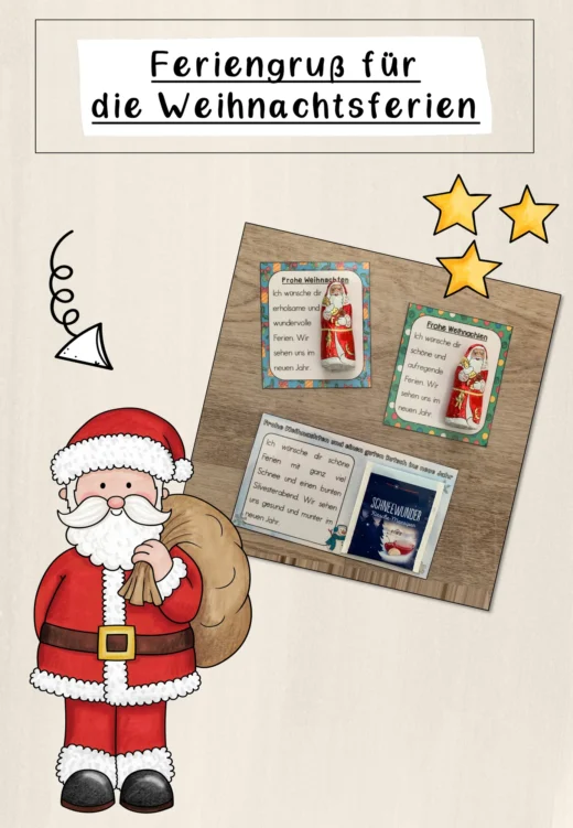 FREEBIE: Feriengruß zu den Weihnachtsferien