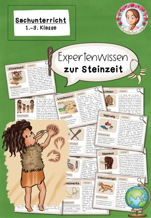 Expertenwissen Steinzeit (Klasse 1 bis 3) Sachunterricht