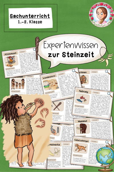 Expertenwissen Steinzeit (Klasse 1 bis 3) Sachunterricht (506734)