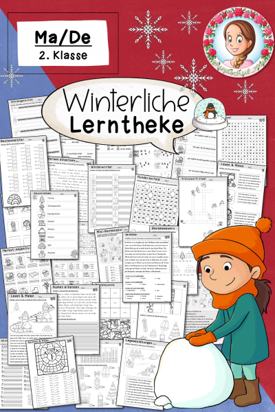 Lerntheke Winter (2. Klasse) Deutsch Mathematik (508995)
