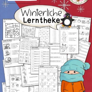 Lerntheke Winter (1. Klasse) Deutsch Mathematik