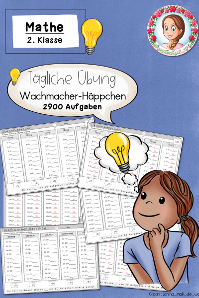 Kopfrechnen Klasse 2 ZR 100 Tägliche Übung (533114)