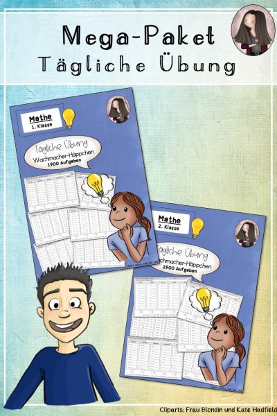 Kopfrechnen Tägliche Übung ZR 100 (Klasse 1 bis 2) MEGA-Paket Mathematik (533117)