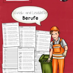 Lese- und Schreibblätter zu den Berufen (2.-3. Klasse)