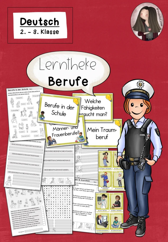 Berufe Grundschule Lerntheke Sachunterricht Klasse 2-3
