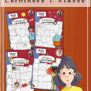 Mega-Paket Lerntheken für die 1. Klasse (Deutsch/Mathe)