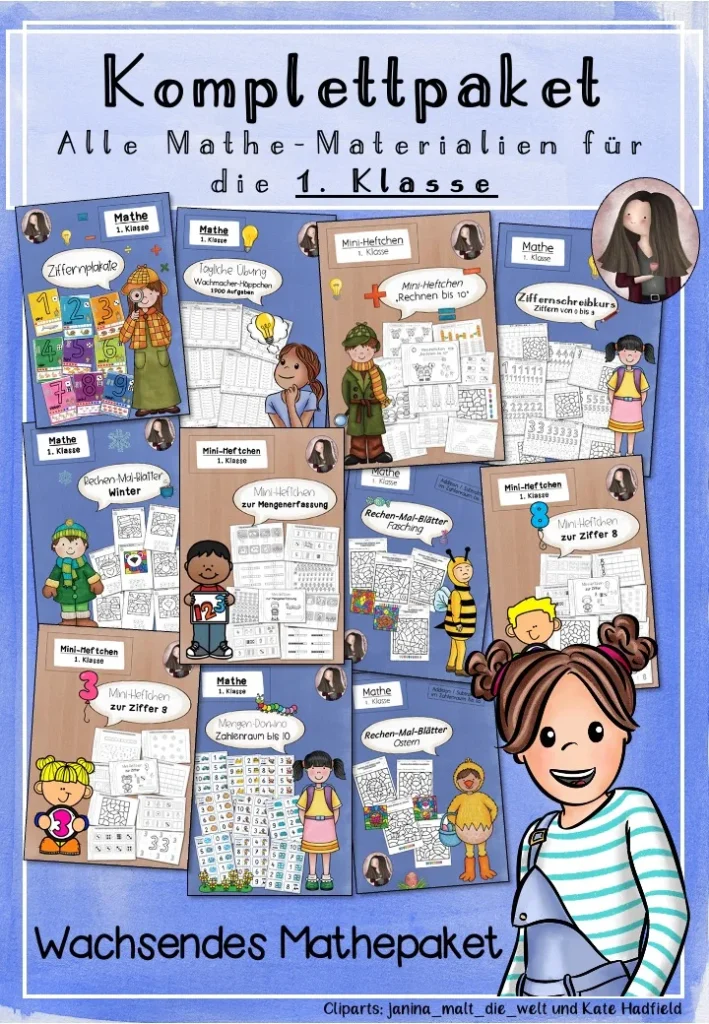 Materialpaket Komplettpaket Mathematik Klasse 1 - Cover für Klasse 1
