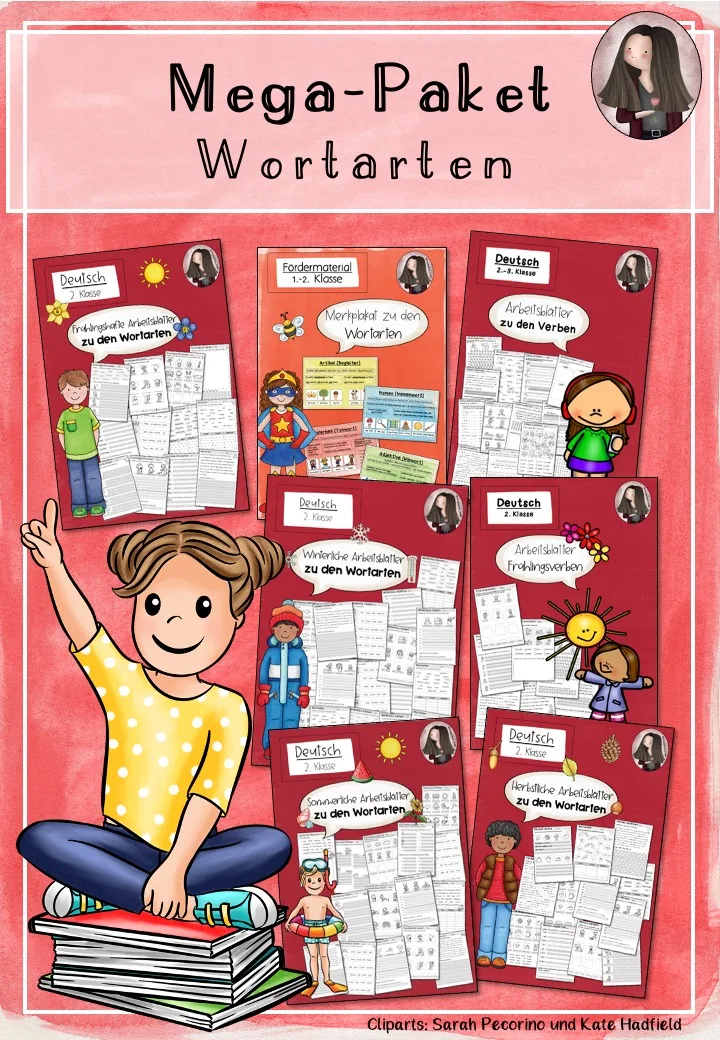 Mega-Paket zu den Wortarten