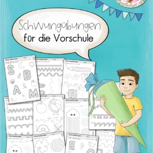 Arbeitsblätter Vorschule & Kita Schwungübungen