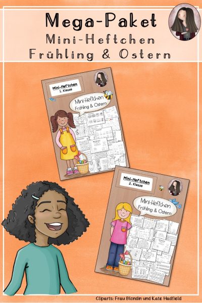 MEGA PAKET Mini-Heft Frühling & Ostern (Klasse 1 bis 2) (566320)