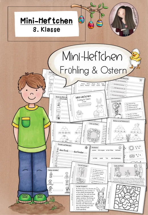Mini-Heft Frühling & Ostern Klasse 3