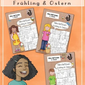 Mini-Heftchen Frühling & Ostern Klasse 1 bis 3 MEGA PAKET