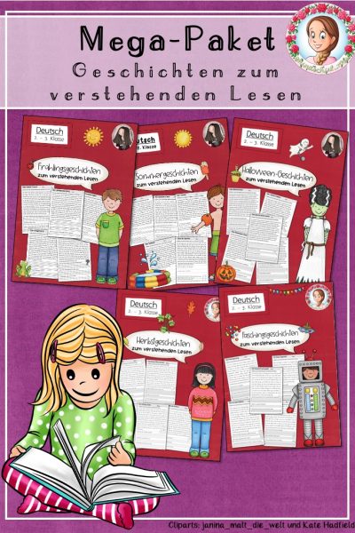 MEGA-Paket: Geschichten zum verstehenden Lesen – Leseförderung & Textverständnis (1.–4. Klasse) (578031)