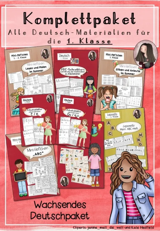 Komplettpaket: Deutsch (1. Klasse)