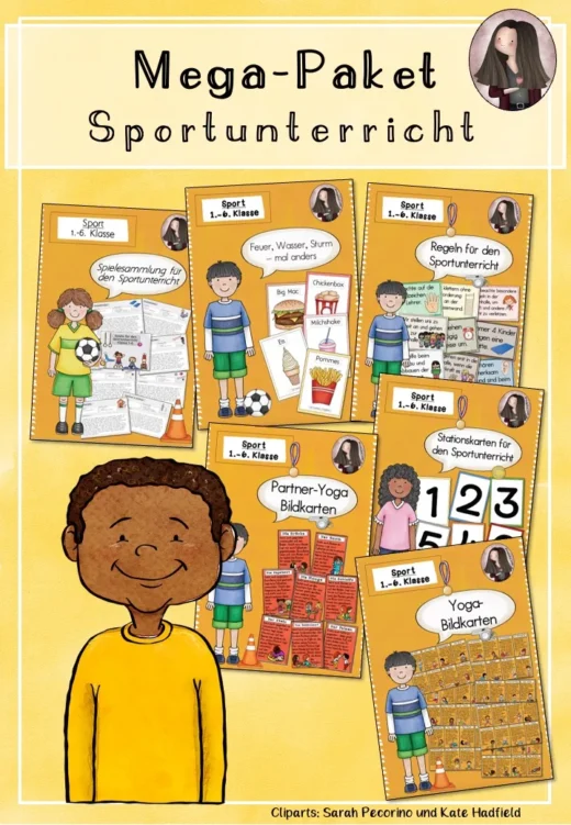 Mega-Paket für den Sportunterricht (1. - 4. Klasse) #fitdurchdenwinter