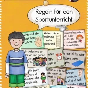 Regeln für den Sportunterricht (1.-6. Klasse) #fitdurchdenwinter