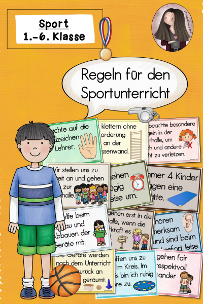 Regeln für den Sportunterricht (1.-6. Klasse) #fitdurchdenwinter (585303)