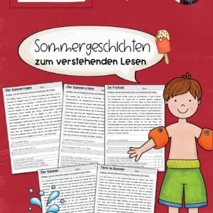 Verstehendes Lesen Sommer – Lesetexte & Aufgaben Klasse 2–3