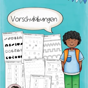 Arbeitsblätter Vorschule zum Schulstart