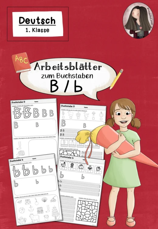 Arbeitsblätter zur Einführung des Buchstabens B (1. Klasse)