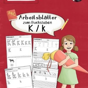 Arbeitsblätter zur Einführung des Buchstabens K (1. Klasse)