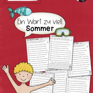 Ein Wort zu viel – Sommer Deutschübung für die 2. & 3. Klasse